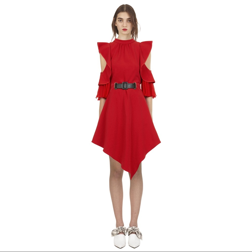 [Sold] Self Portrait Asymmetric Jersey Dress